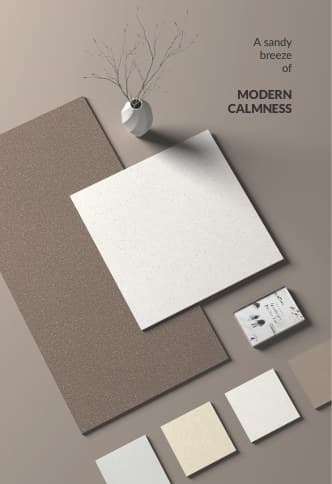 Sandy series tiles in brown, white, cream and grey